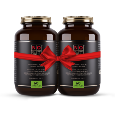 NO-sweet® Complex kapsułki – 1+1 gratis – 2 miesięczna terapia – 1 miesiąc terapii gratis! Zyskujesz 194 zł!